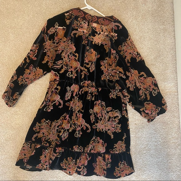 Zara velvet trim dress ✨ - Picture 12 of 14